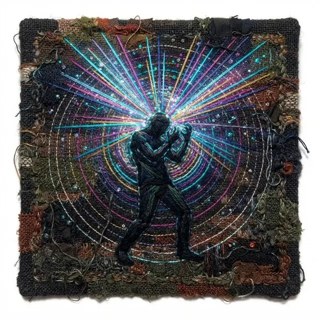 Obsession In The Dark: AI-generated song cover art