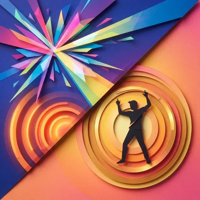 Weekend Lights: AI-generated song cover art