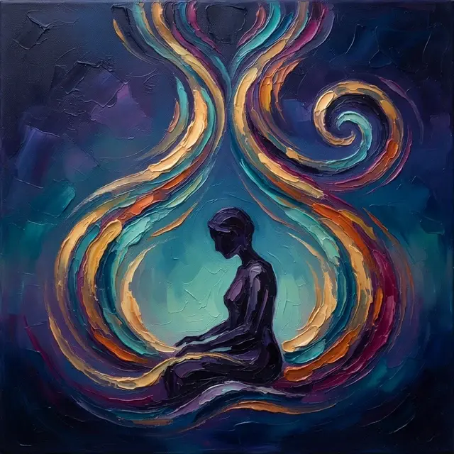 Night Unwind: AI-generated song cover art