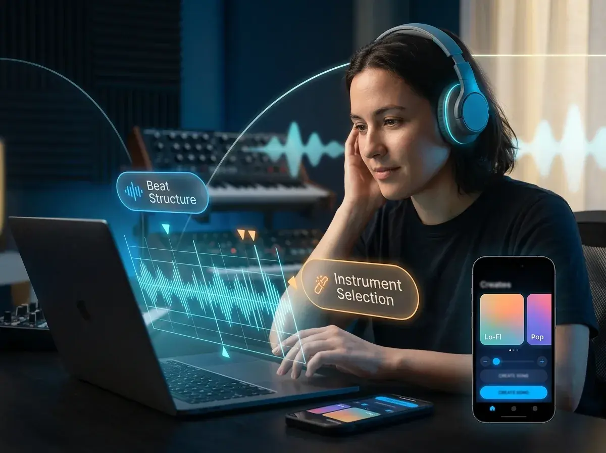 Create Beats Online with AI