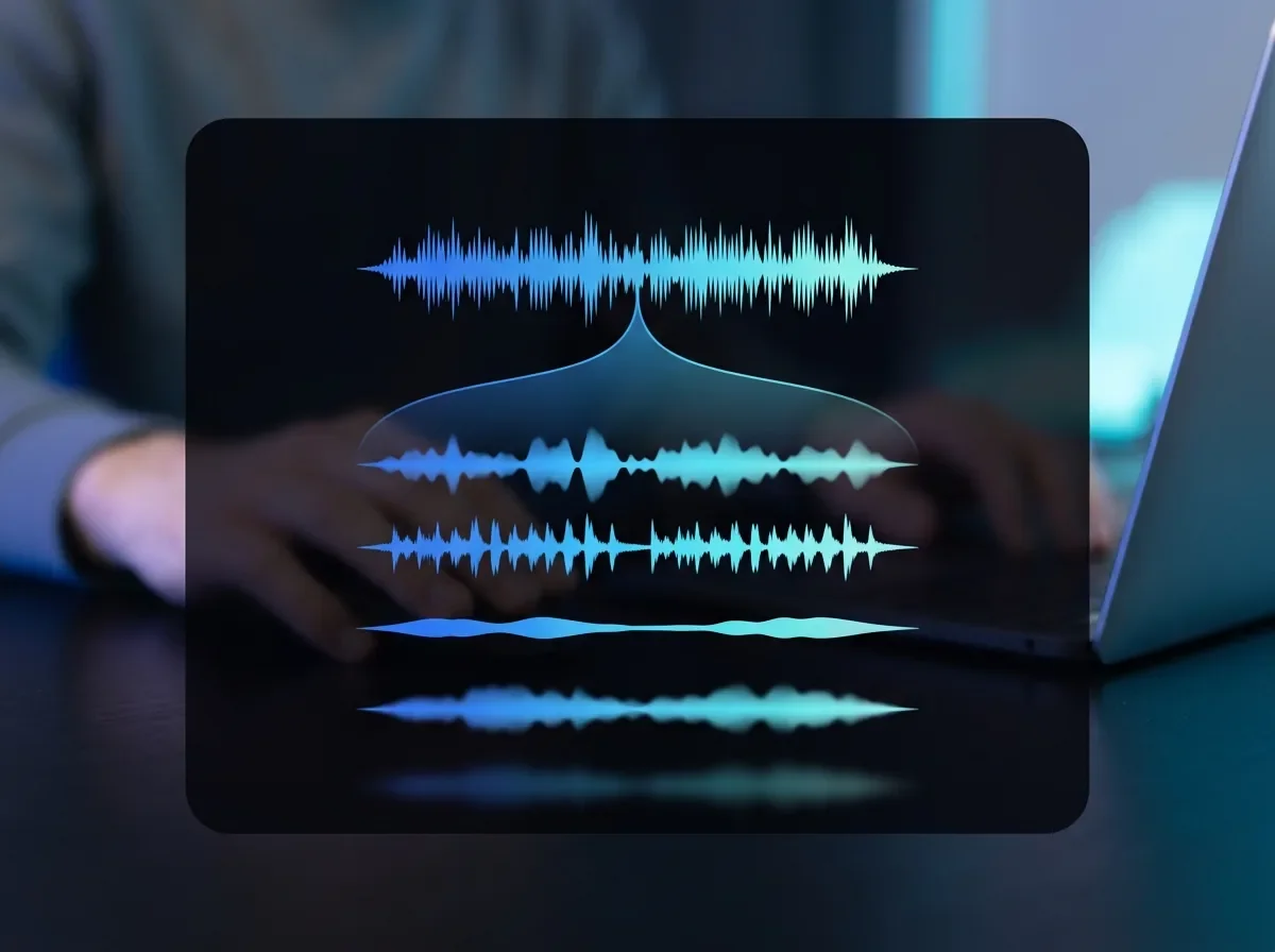 AI splitting a song into multiple stems