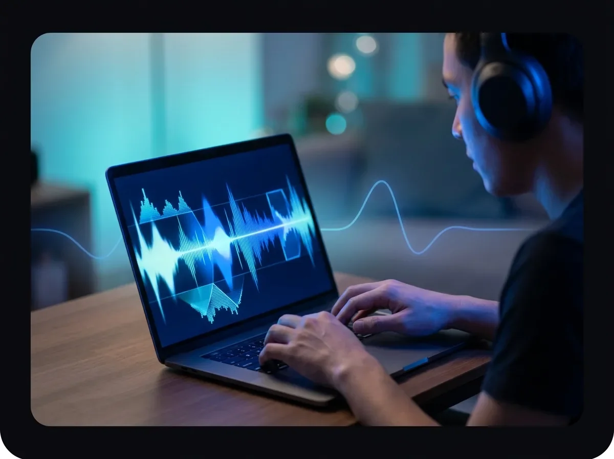 AI creating a song from text