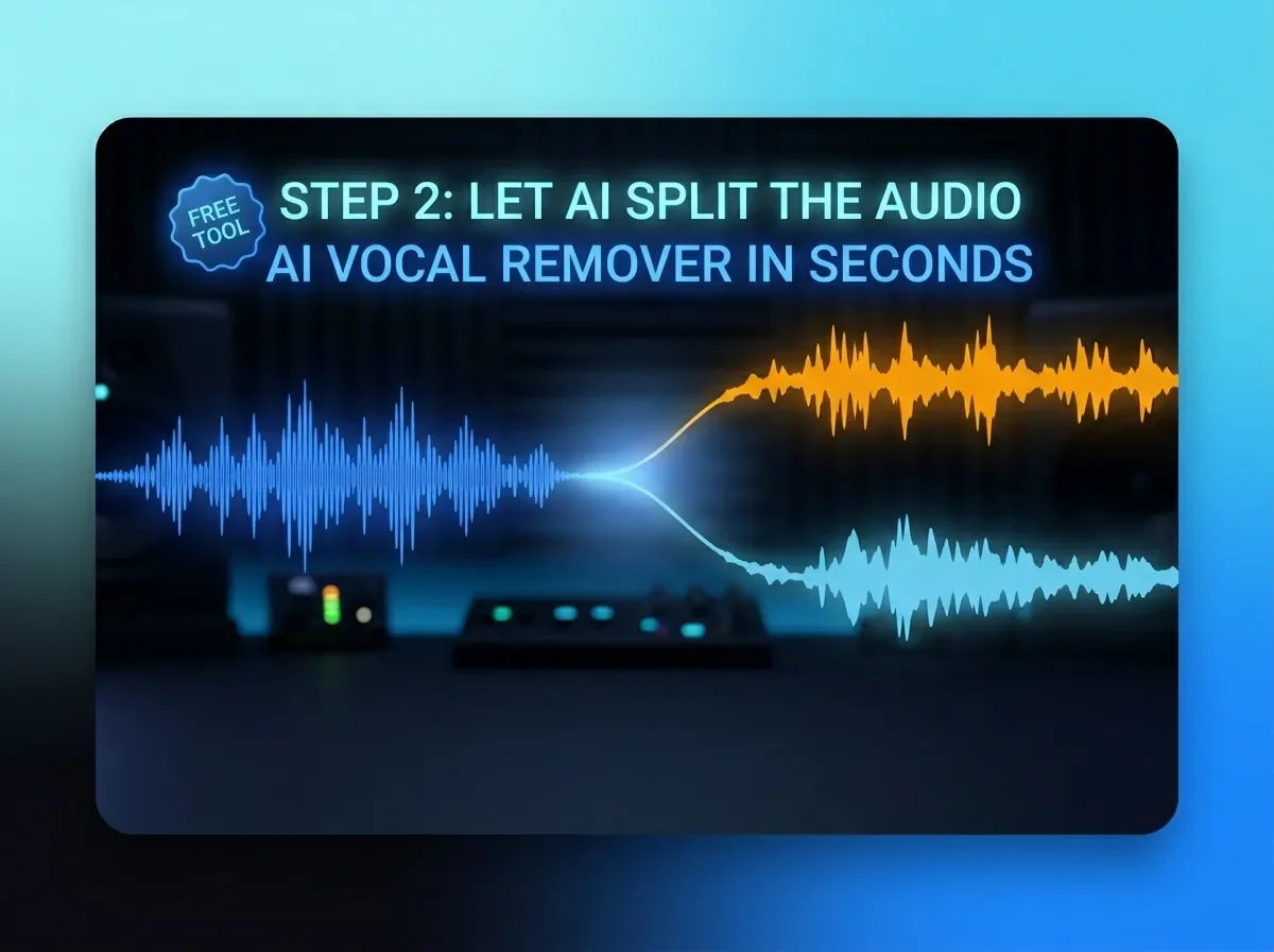 AI splitting vocals and instruments