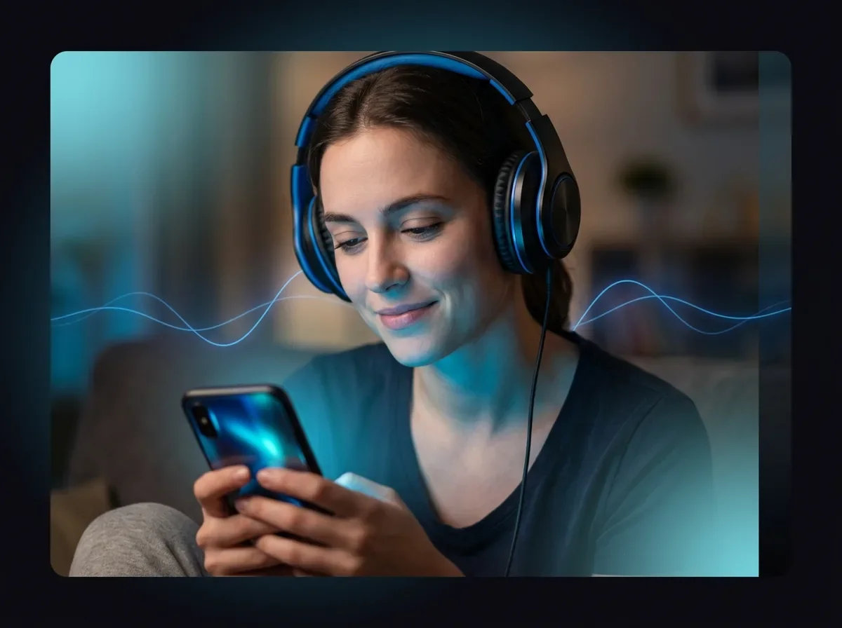 Listening to the finished rap song