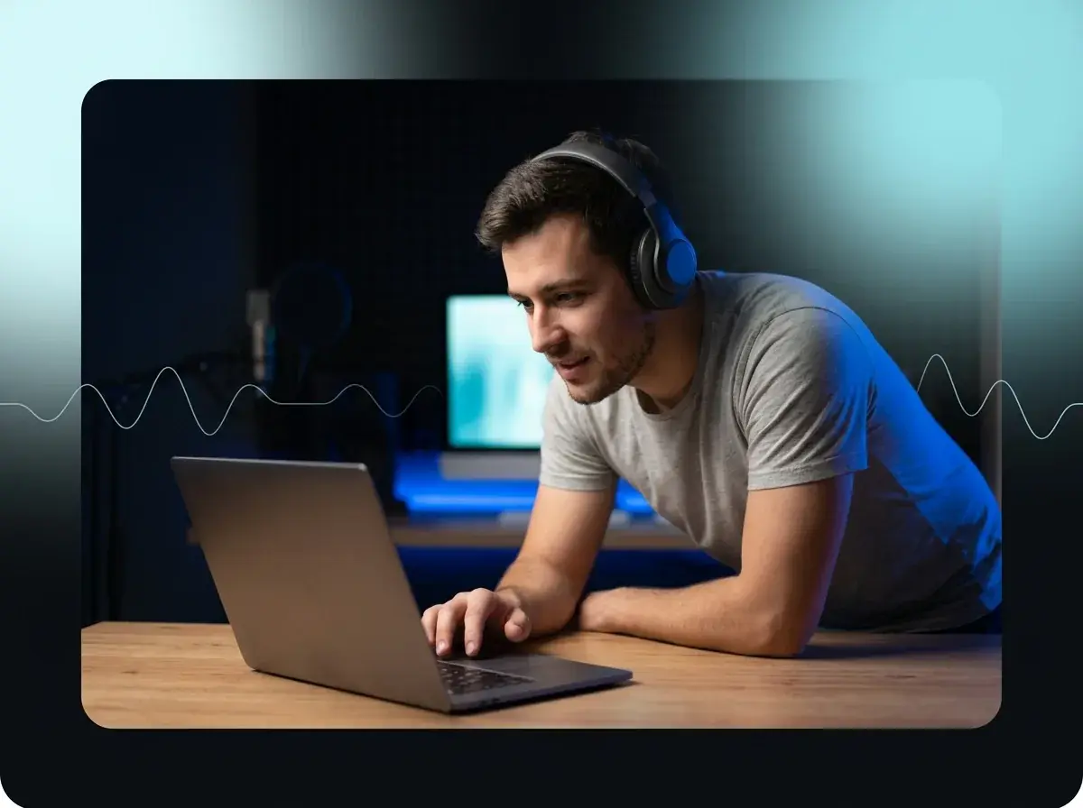 Schermo dello smartphone che mostra una canzone creata dall'AI pronta per essere condivisa.