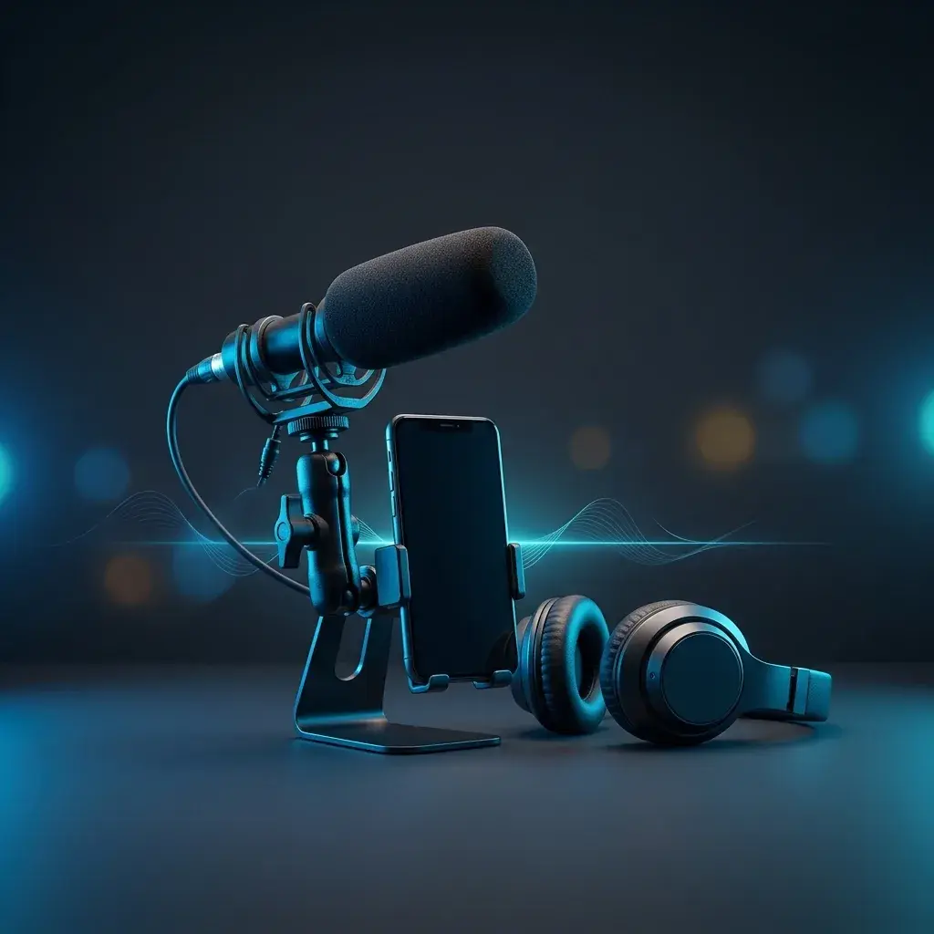 Creatore di contenuti che crea un beat personalizzato per un video
