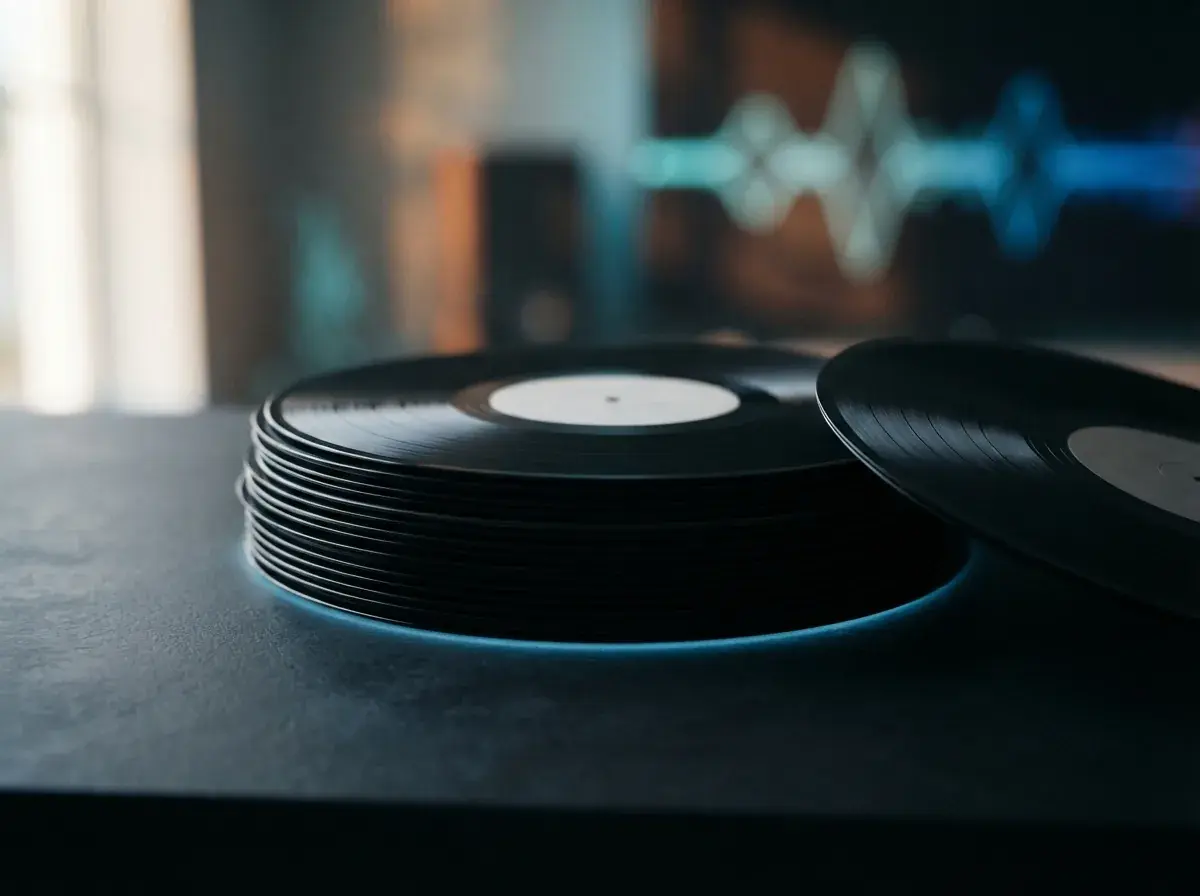 Forward-looking music market dashboard based on IFPI 2025 data, highlighting streaming share, subscription growth, and physical format rebound