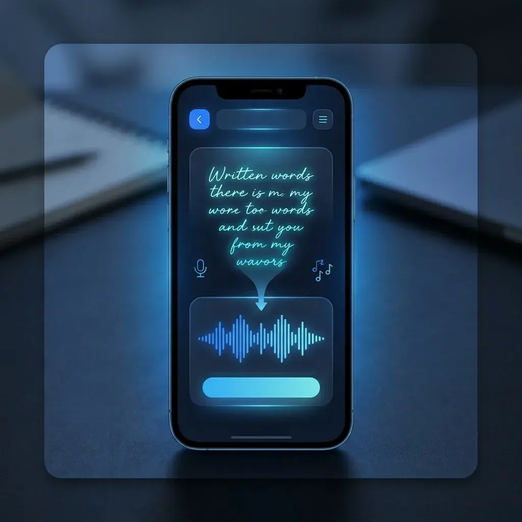 Turning lyrics into a full song using an AI music maker