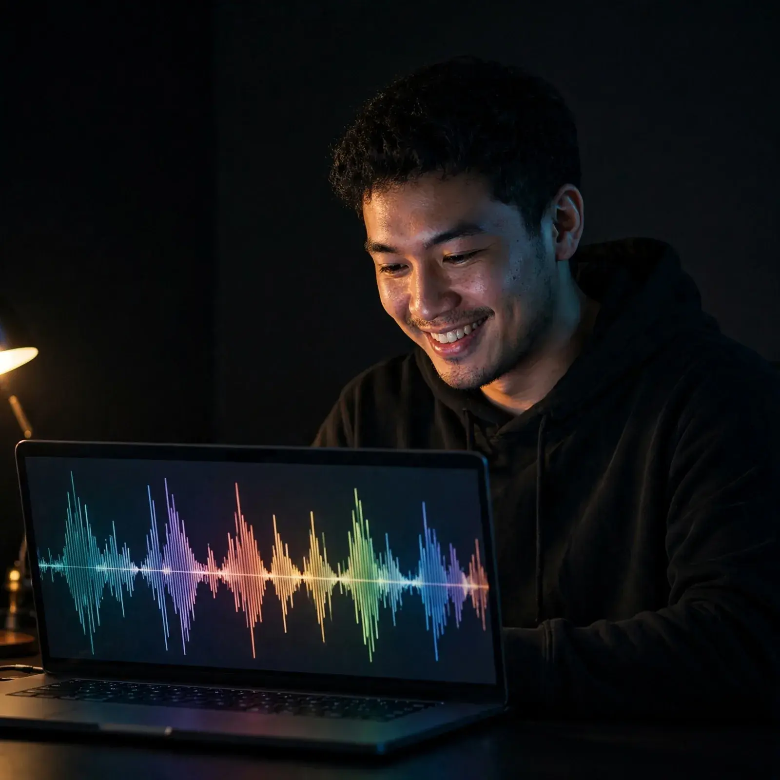 自宅でノートパソコンを使ってビートを作る初心者