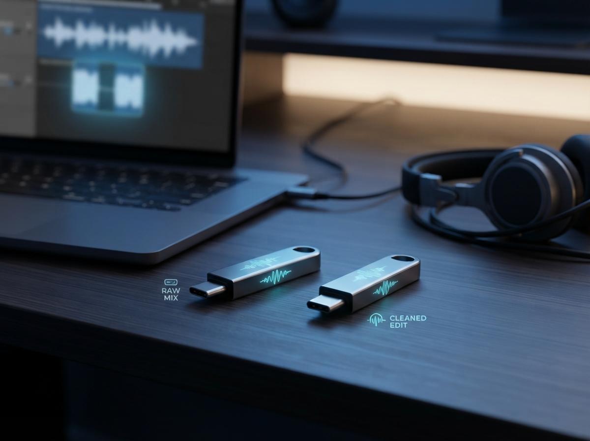 Comparando las exportaciones instrumentales finales después de eliminar la voz